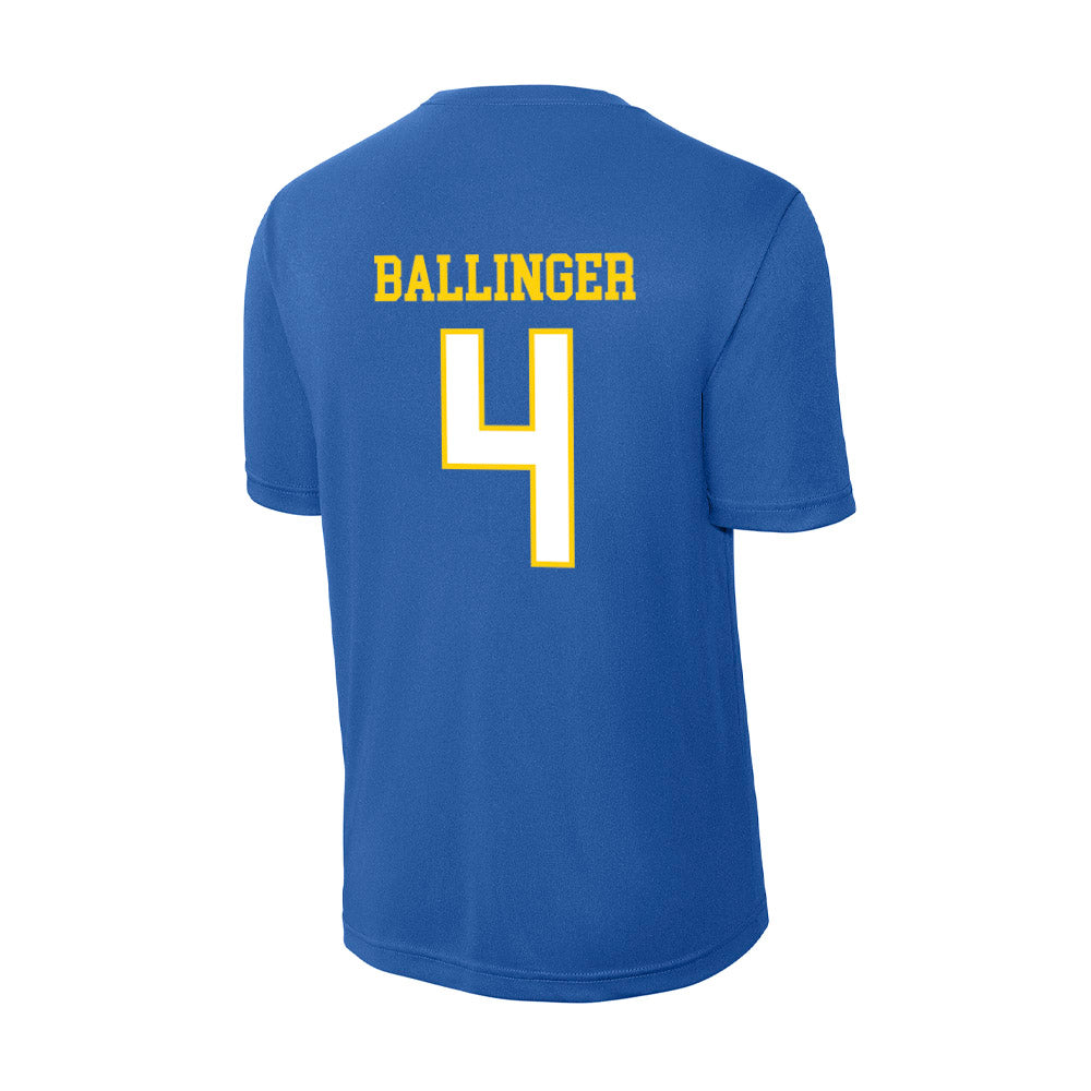 Delaware - NCAA Women's Soccer : Claire Ballinger - Activewear T-Shirt-1
