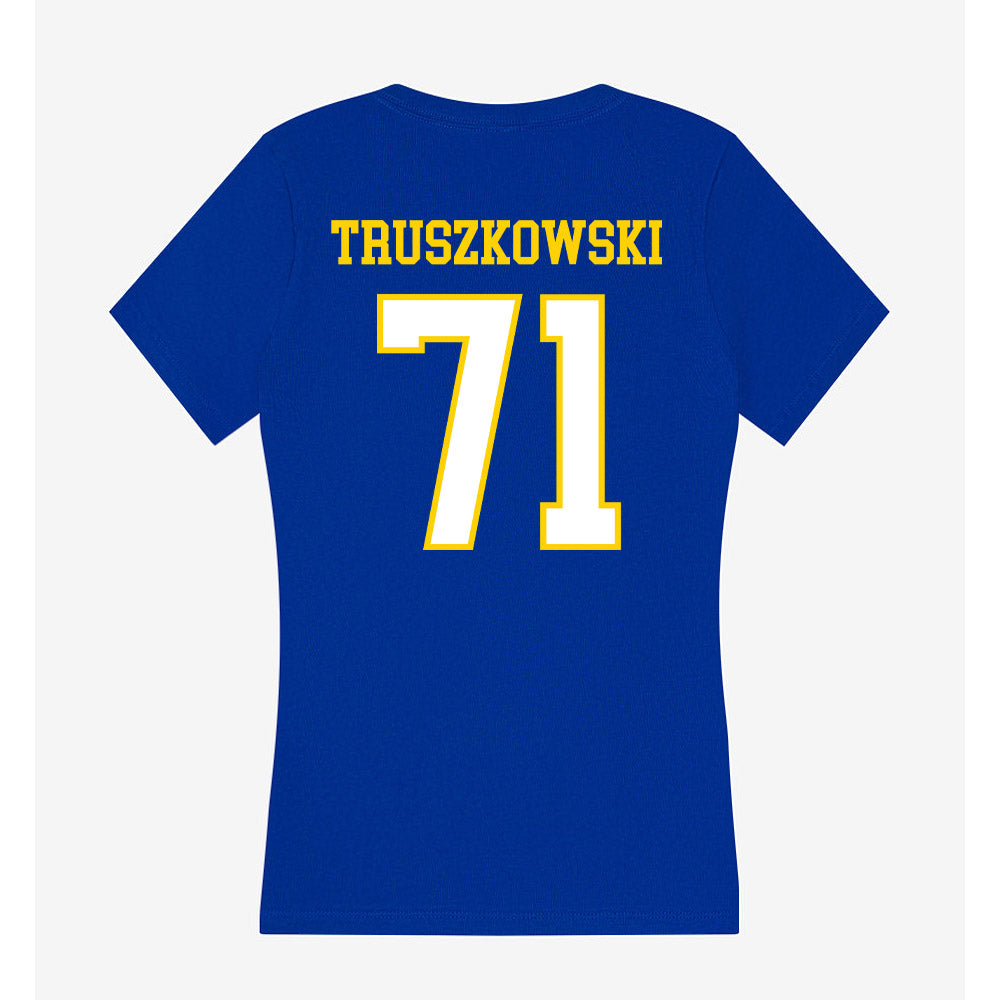 Delaware - NCAA Football : Brandon Truszkowski - Women's V-Neck T-Shirt-1
