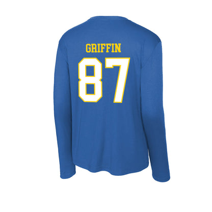 Delaware - NCAA Football : Carson Griffin - Activewear Long Sleeve T-Shirt-1