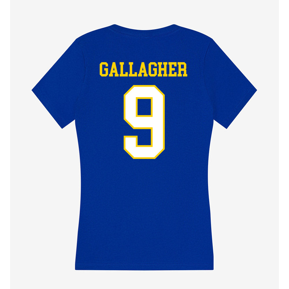 Delaware - NCAA Football : Colin Gallagher - Women's V-Neck T-Shirt-1