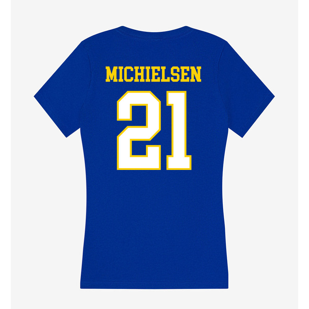 Delaware - NCAA Women's Field Hockey : Alexa Michielsen - Women's V-Neck T-Shirt-1