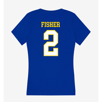 Delaware - NCAA Women's Soccer : Maura Fisher - Women's V-Neck T-Shirt-1