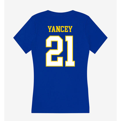Delaware - NCAA Women's Volleyball : Thalia Yancey - Women's V-Neck T-Shirt-1