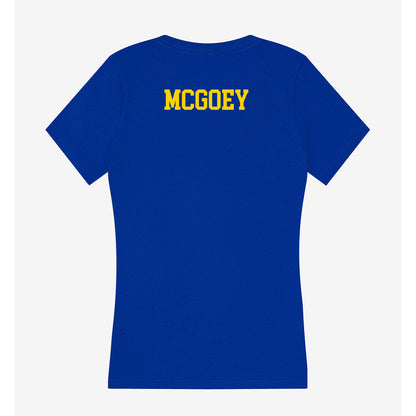 Delaware - NCAA Women's Cross Country : Erin McGoey - Women's V-Neck T-Shirt-1