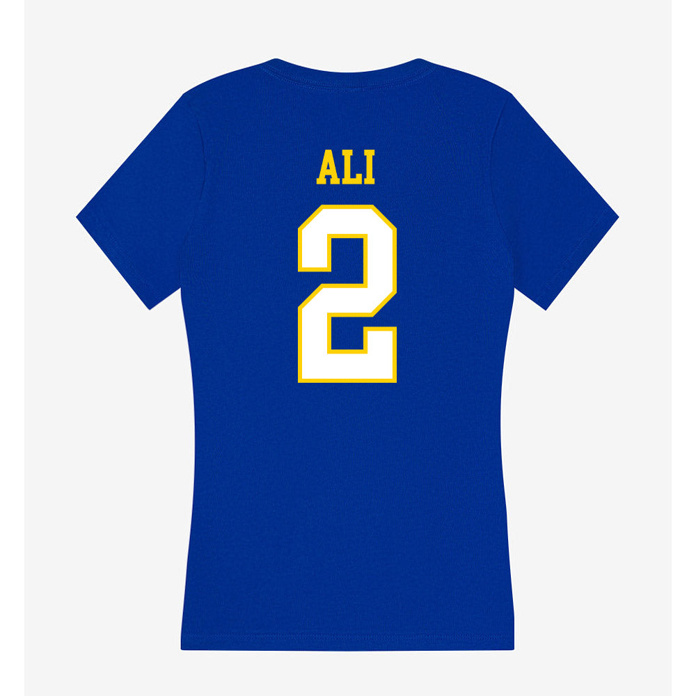 Delaware - NCAA Football : Kahlil Ali - Women's V-Neck T-Shirt-1