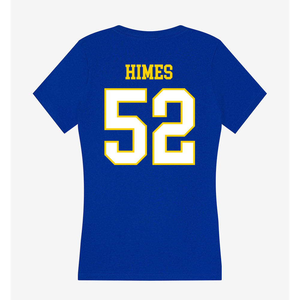 Delaware - NCAA Men's Lacrosse : Aidan Himes - Women's V-Neck T-Shirt-1
