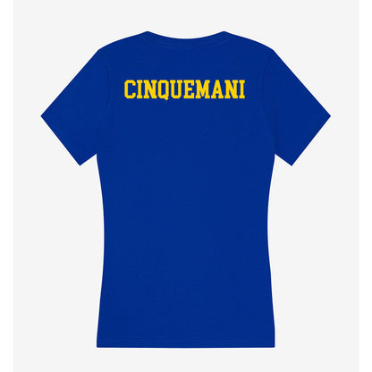 Delaware - NCAA Cheerleading : Gwen Cinquemani - Women's V-Neck T-Shirt-1
