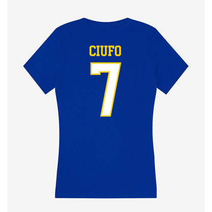 Delaware - NCAA Women's Lacrosse : Julia Ciufo - Women's V-Neck T-Shirt-1
