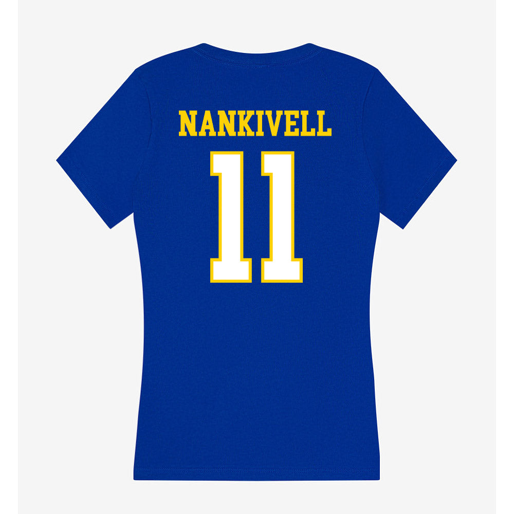 Delaware - NCAA Softball : Allie Nankivell - Women's V-Neck T-Shirt-1