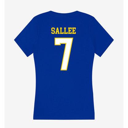 Delaware - NCAA Women's Soccer : Ava Sallee - Women's V-Neck T-Shirt-1