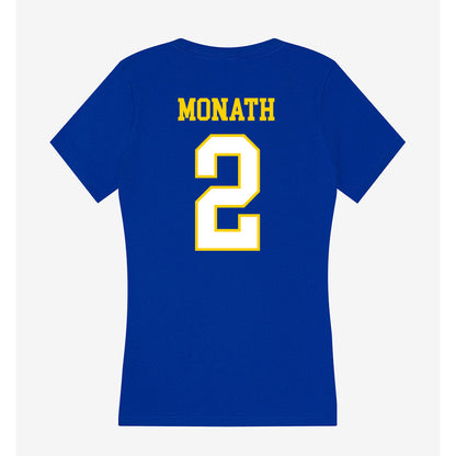 Delaware - NCAA Men's Soccer : Rich Monath - Women's V-Neck T-Shirt-1