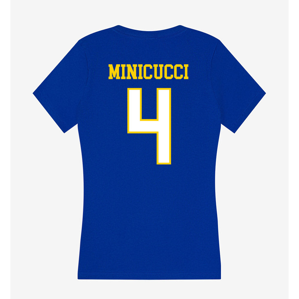 Delaware - NCAA Football : Nicholas Minicucci - Women's V-Neck T-Shirt-1