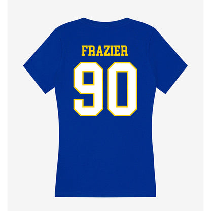 Delaware - NCAA Football : Noah Frazier - Women's V-Neck T-Shirt-1