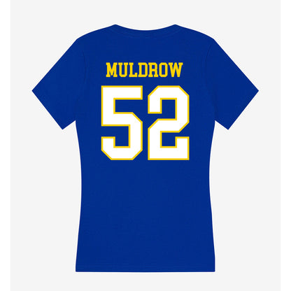Delaware - NCAA Football : Miles Muldrow - Women's V-Neck T-Shirt-1