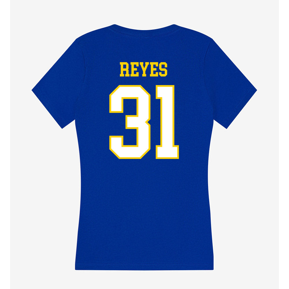 Delaware - NCAA Baseball : Matthew Reyes - Women's V-Neck T-Shirt-1