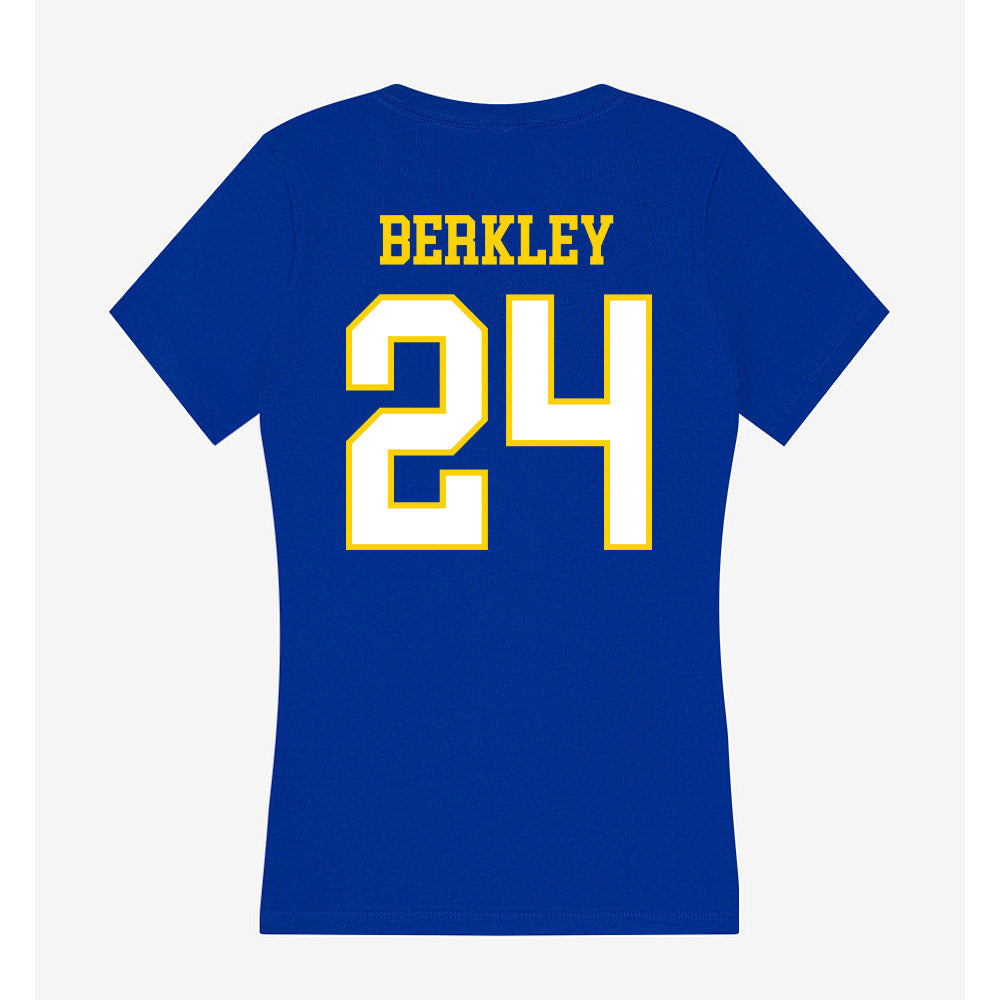 Delaware - NCAA Women's Soccer : gianna berkley - Women's V-Neck T-Shirt-1