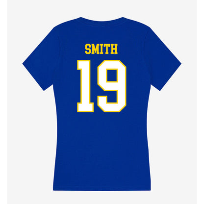 Delaware - NCAA Men's Soccer : Sean Smith - Women's V-Neck T-Shirt-1