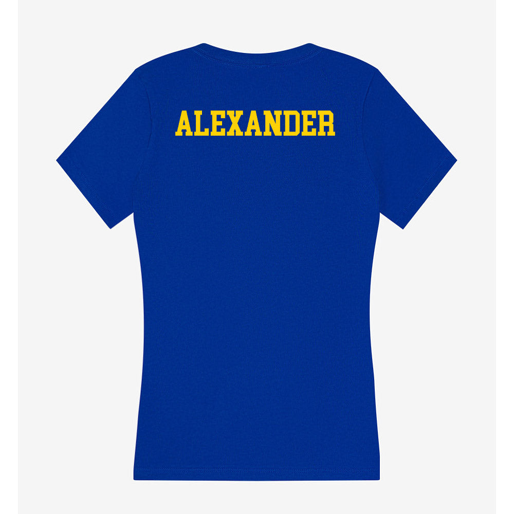 Delaware - NCAA Cheerleading : Caitlyn Alexander - Women's V-Neck T-Shirt-1