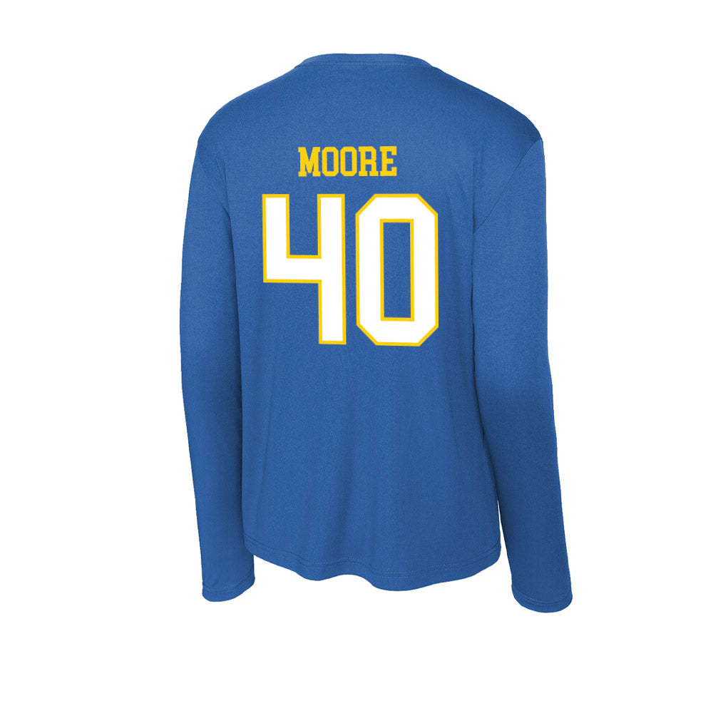 Delaware - NCAA Football : Scott Moore - Activewear Long Sleeve T-Shirt-1