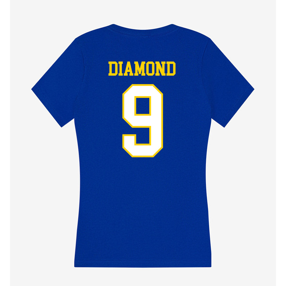 Delaware - NCAA Softball : Maddie Diamond - Women's V-Neck T-Shirt-1