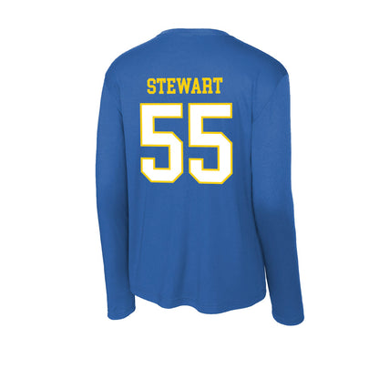 Delaware - NCAA Football : Dylan Stewart - Activewear Long Sleeve T-Shirt-1