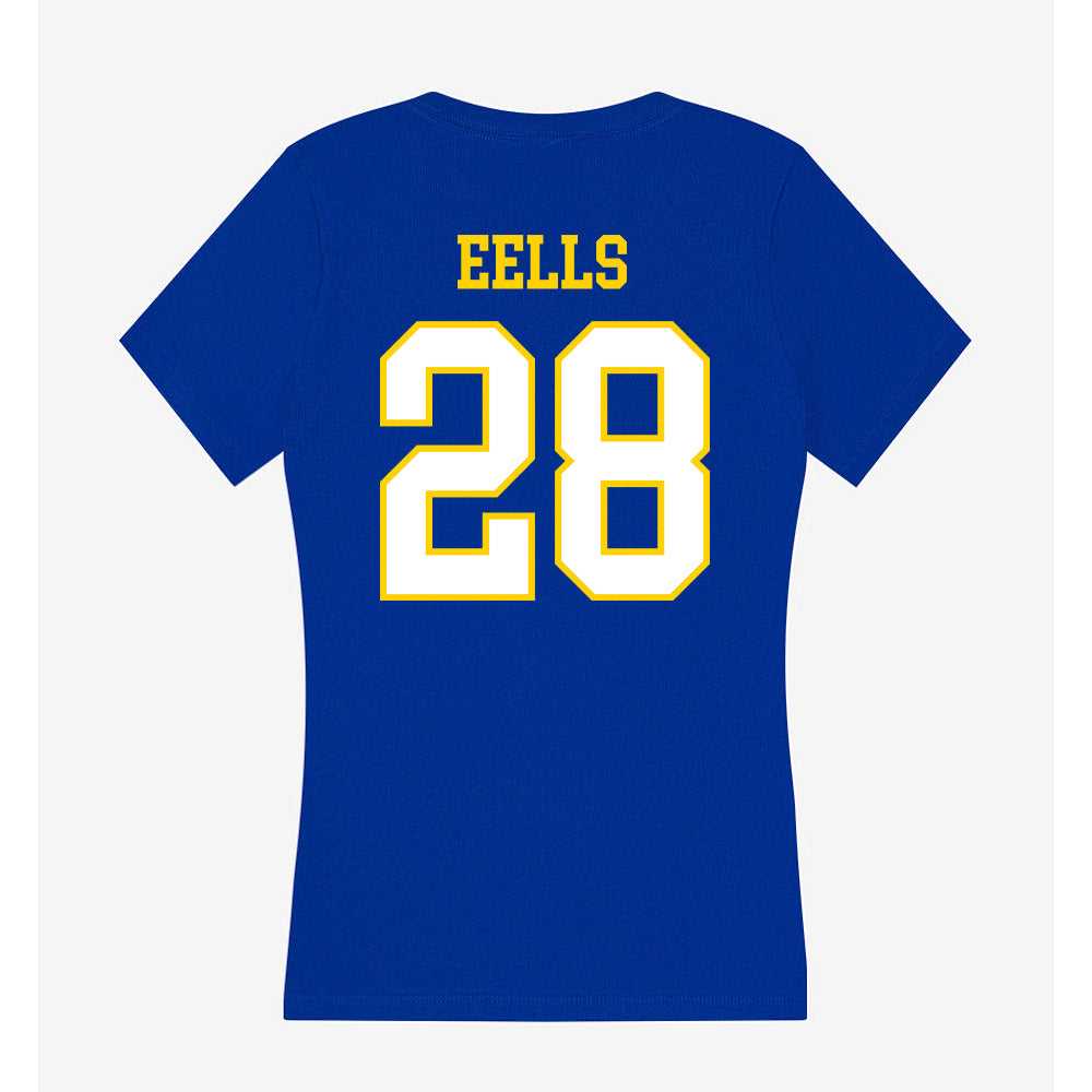 Delaware - NCAA Men's Lacrosse : Sean Eells - Women's V-Neck T-Shirt-1