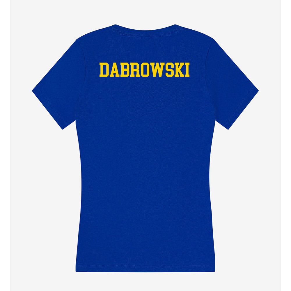 Delaware - NCAA Cheerleading : Sasha Dabrowski - Women's V-Neck T-Shirt-1