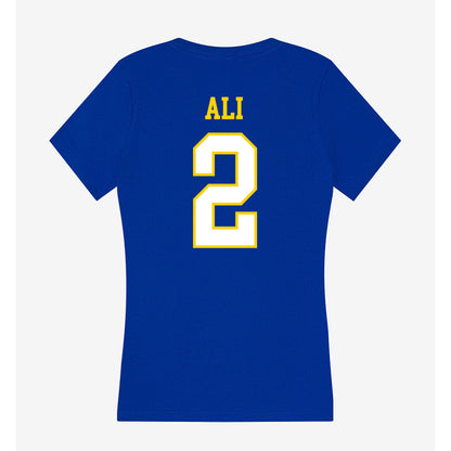Delaware - NCAA Football : Kahlil Ali - Women's V-Neck T-Shirt-1