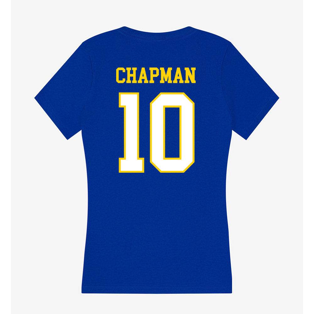 Delaware - NCAA Softball : Bridget Chapman - Women's V-Neck T-Shirt-1