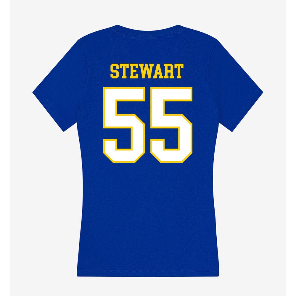 Delaware - NCAA Football : Dylan Stewart - Women's V-Neck T-Shirt-1