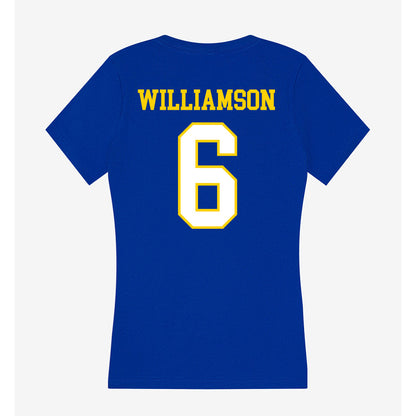 Delaware - NCAA Women's Field Hockey : Tetje Williamson - Women's V-Neck T-Shirt-1