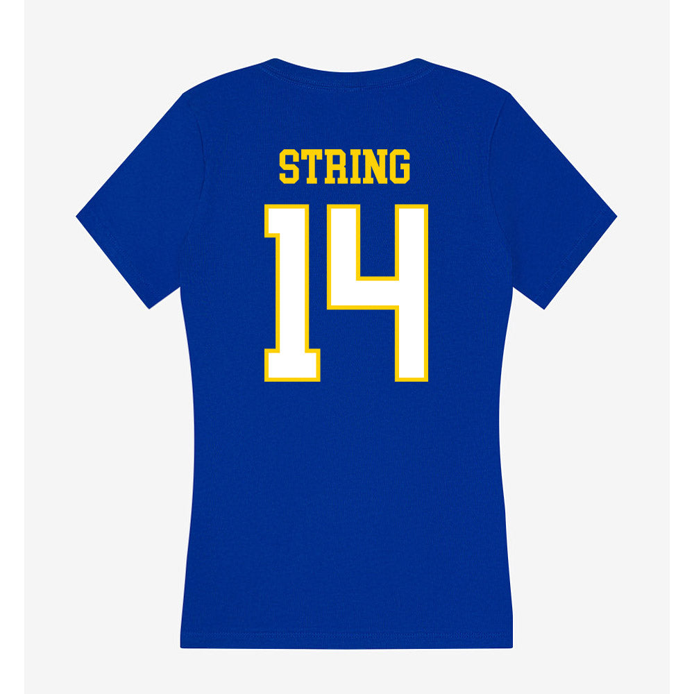 Delaware - NCAA Women's Field Hockey : Brynn String - Women's V-Neck T-Shirt-1