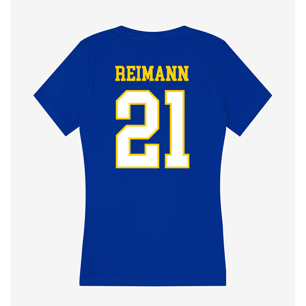 Delaware - NCAA Women's Soccer : Reese Reimann - Women's V-Neck T-Shirt-1