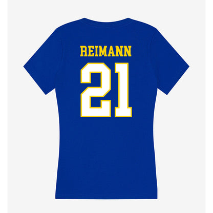 Delaware - NCAA Women's Soccer : Reese Reimann - Women's V-Neck T-Shirt-1