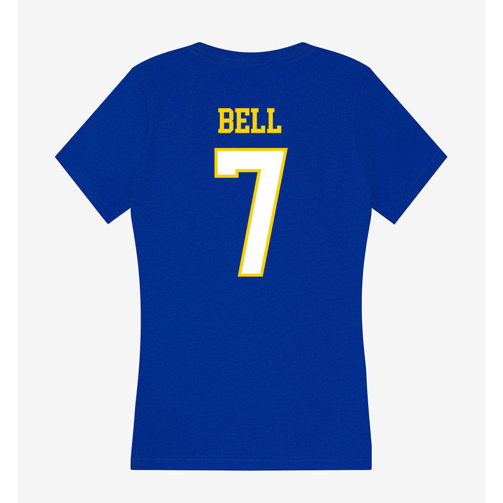 Delaware - NCAA Football : Tyler Bell - Women's V-Neck T-Shirt-1