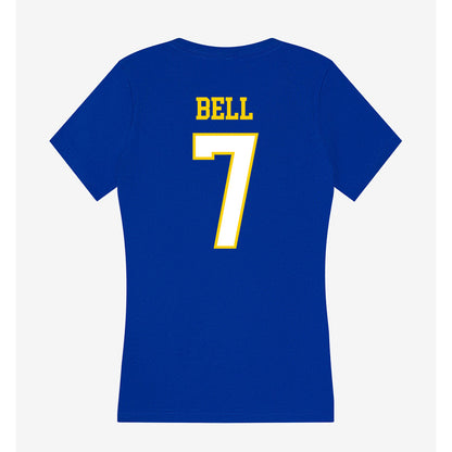 Delaware - NCAA Football : Tyler Bell - Women's V-Neck T-Shirt-1