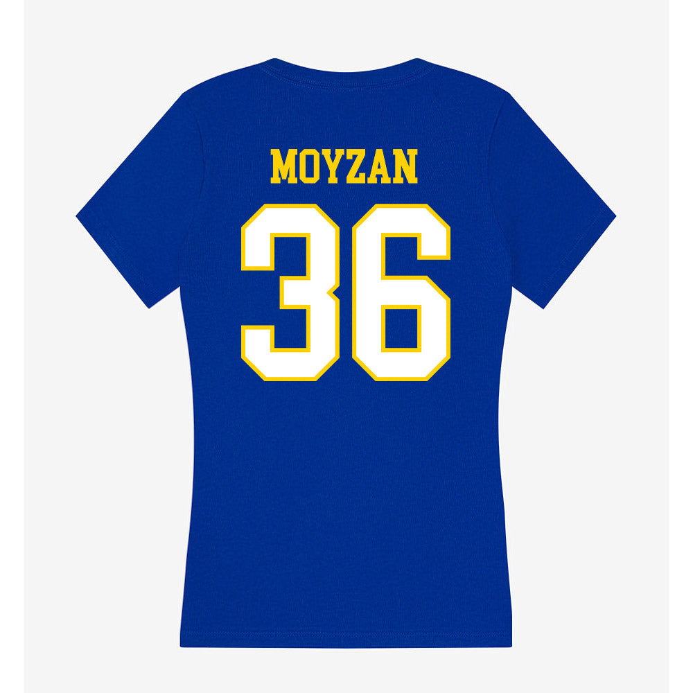 Delaware - NCAA Baseball : Ben Moyzan - Women's V-Neck T-Shirt-1