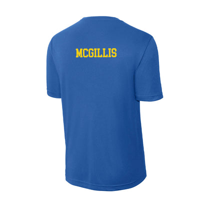 Delaware - NCAA Women's Swimming & Diving : Torun McGillis - Activewear T-Shirt-1