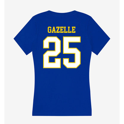 Delaware - NCAA Women's Lacrosse : Amanda Gazelle - Women's V-Neck T-Shirt-1