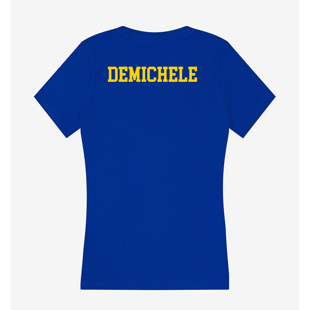 Delaware - NCAA Women's Track & Field : Libby DeMichele - Women's V-Neck T-Shirt-1