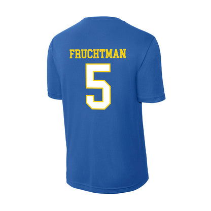 Delaware - NCAA Women's Basketball : Amalia Fruchtman - Activewear T-Shirt-1