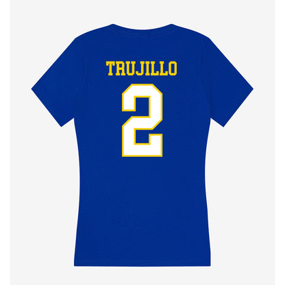 Delaware - NCAA Football : Riley Trujillo - Women's V-Neck T-Shirt-1