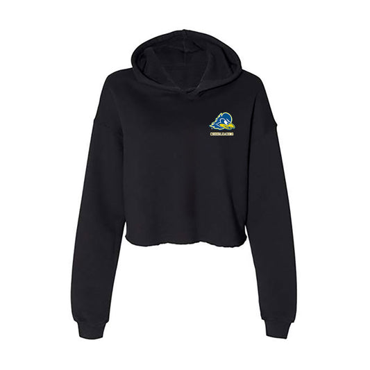 Delaware - NCAA Cheerleading : Sasha Dabrowski - Women's Crop Fleece Hooded Sweatshirt-0