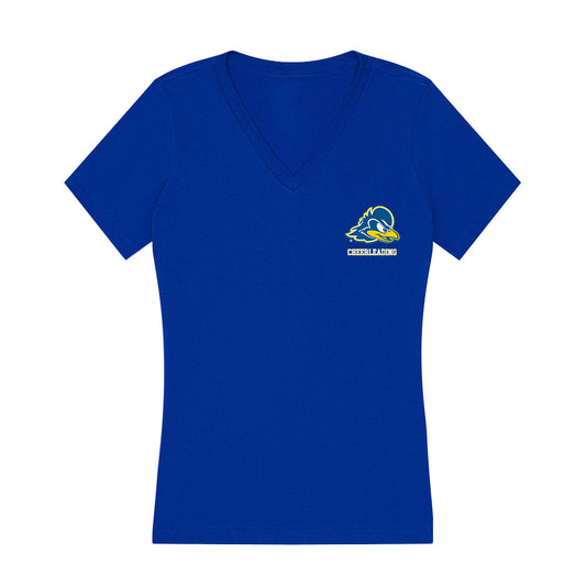 Delaware - NCAA Cheerleading : Sasha Dabrowski - Women's V-Neck T-Shirt-0