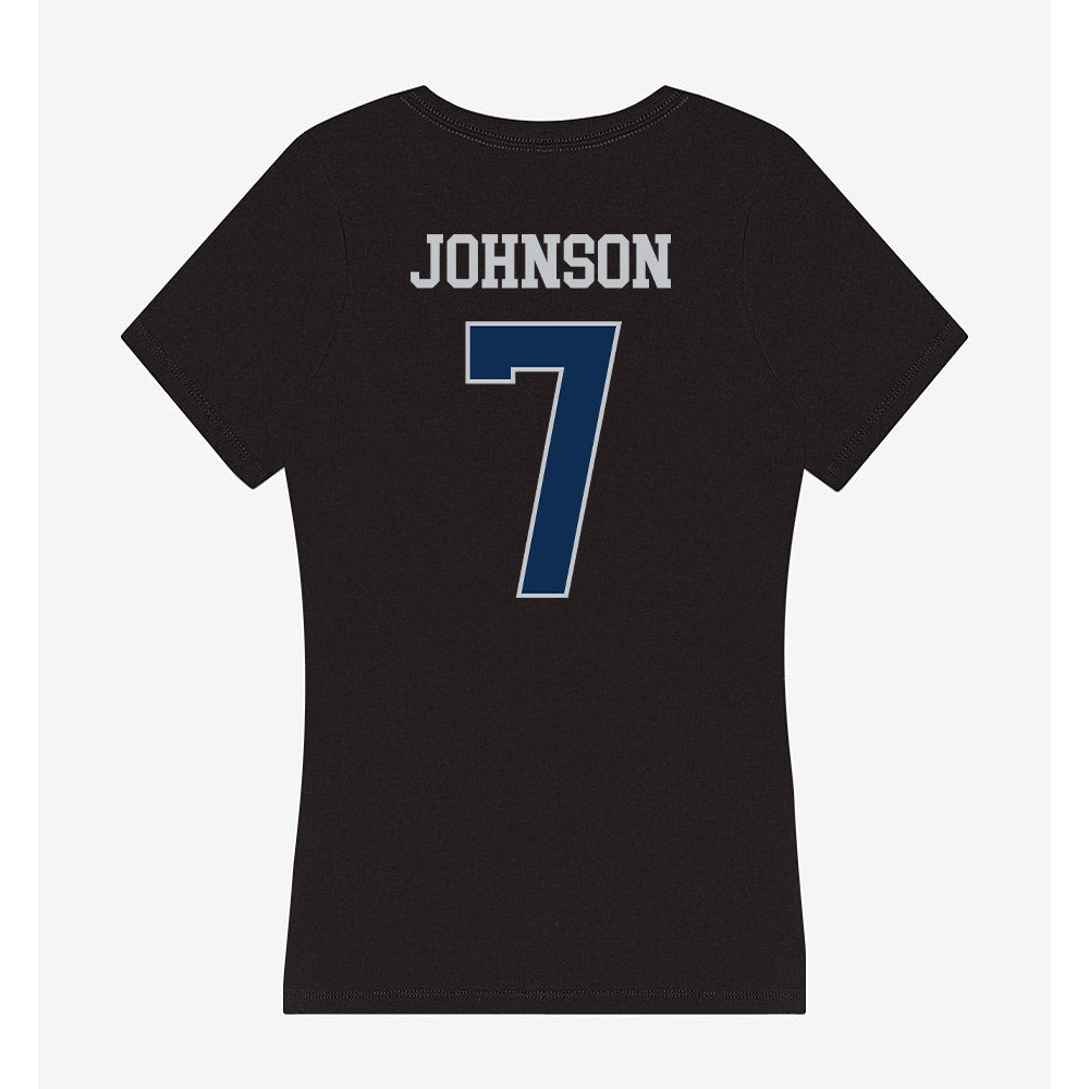 FAU - NCAA Football : Khmari Johnson - Women's V-Neck T-Shirt-1