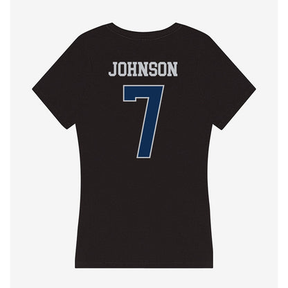 FAU - NCAA Football : Khmari Johnson - Women's V-Neck T-Shirt-1