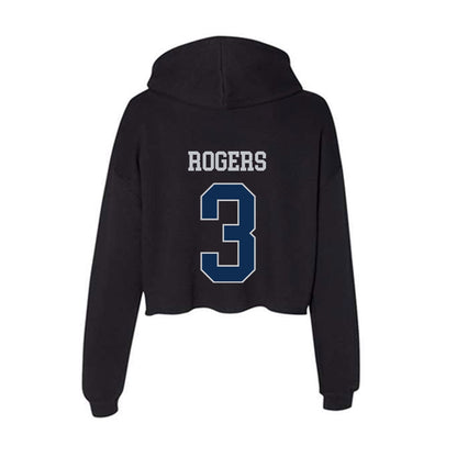 FAU - NCAA Football : Derrick Rogers - Women's Crop Fleece Hoodie-1