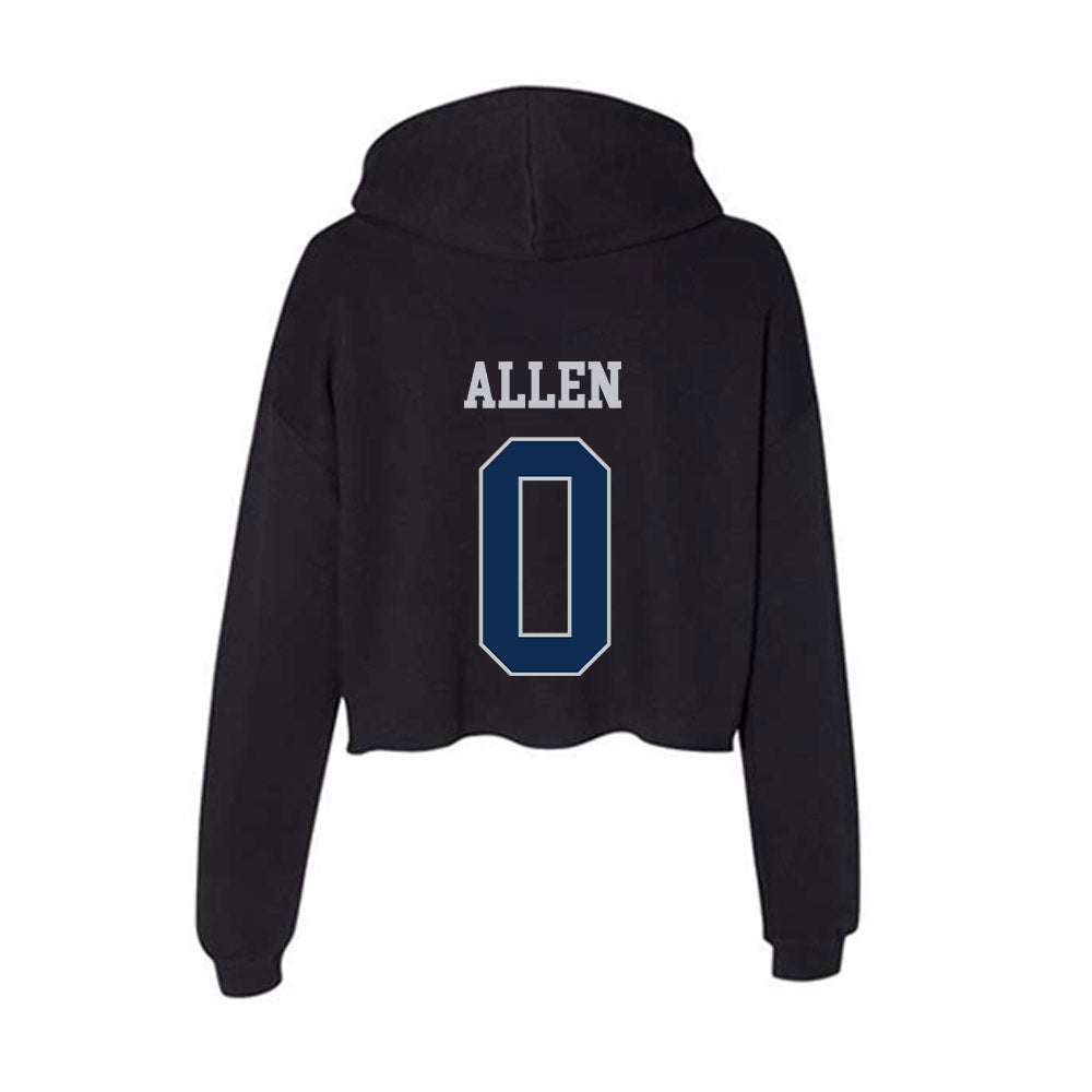 FAU - NCAA Football : Damon Allen - Women's Crop Fleece Hoodie-1