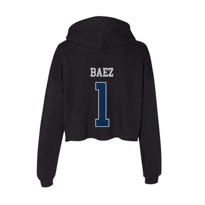 FAU - NCAA Baseball : Danny Baez - Women's Crop Fleece Hoodie-1