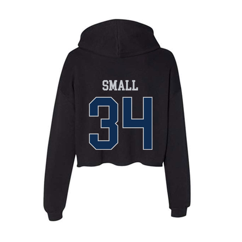 FAU - NCAA Baseball : Eli Small - Women's Crop Fleece Hoodie-1
